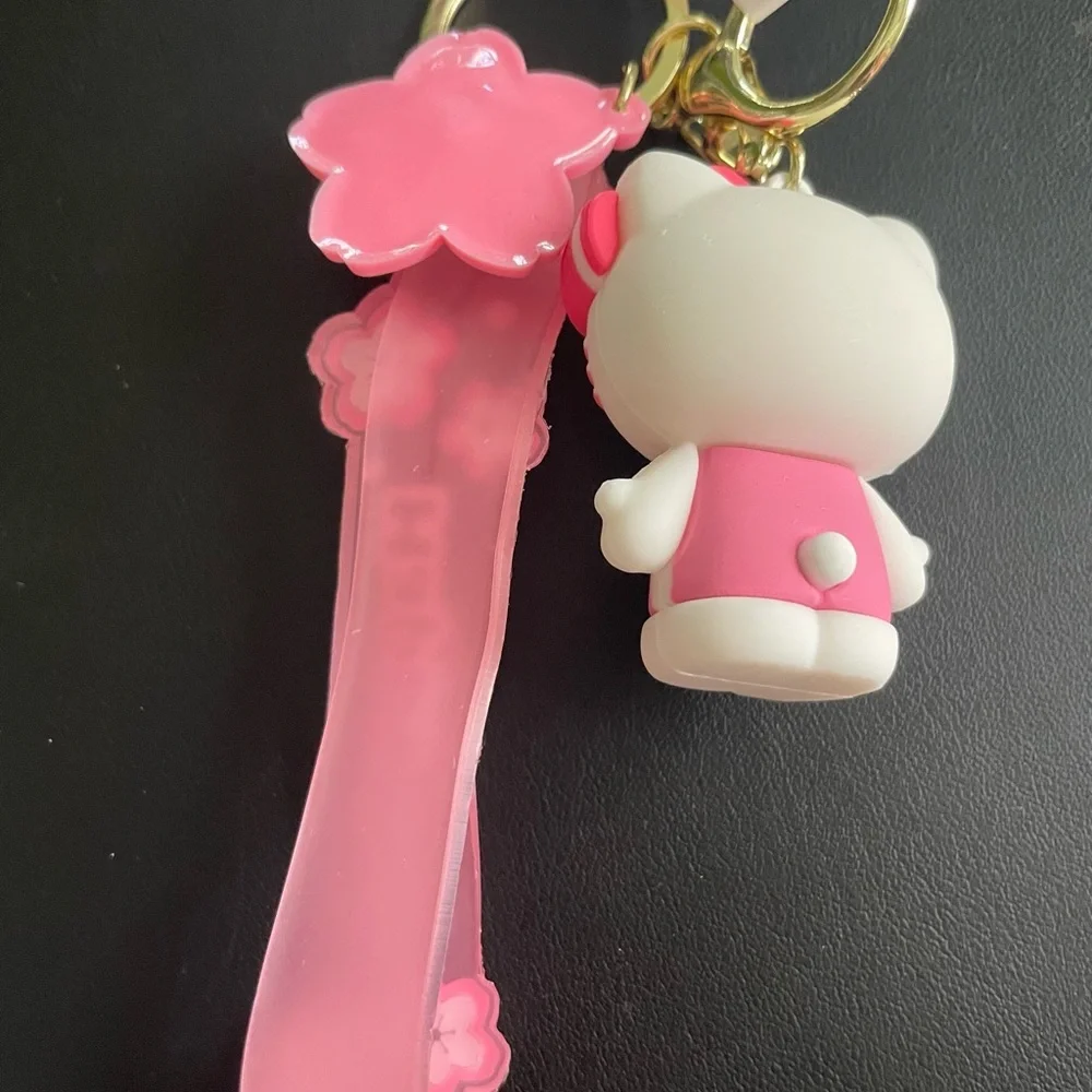 Hello Kitty Pink Keychain Bag Charm—New - Picture 4 of 4